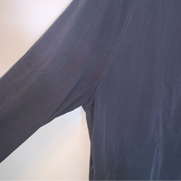 We The Free Blue High Low Henley Top Long Sleeve S - Picture 8 of 9